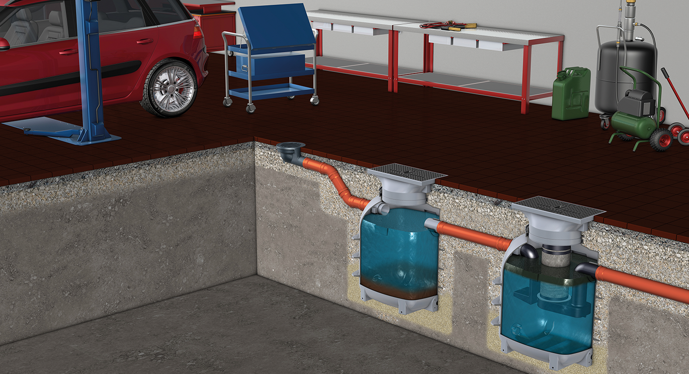 ACO Oil Coalisator for automotive facilities ACO Oil Coalisator for automotive facilities