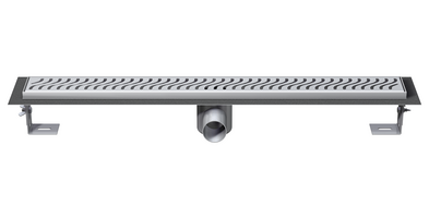 ACO ShowerDrain E-Line Channel Horiz With Grating