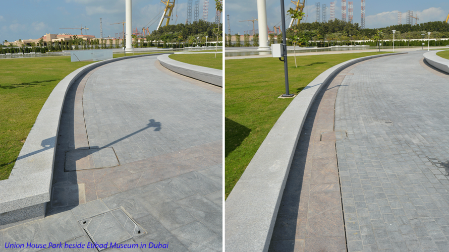 Union House Park beside Etihad Museum in Dubai