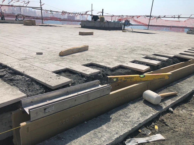 La Mer in Dubai - Brickslot installation