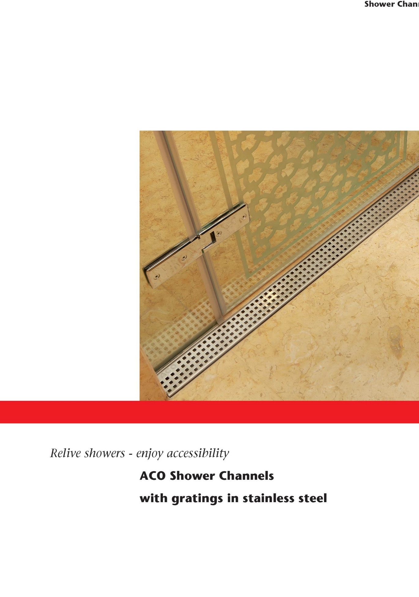 ACO Dubai Shower Channel Catalog
