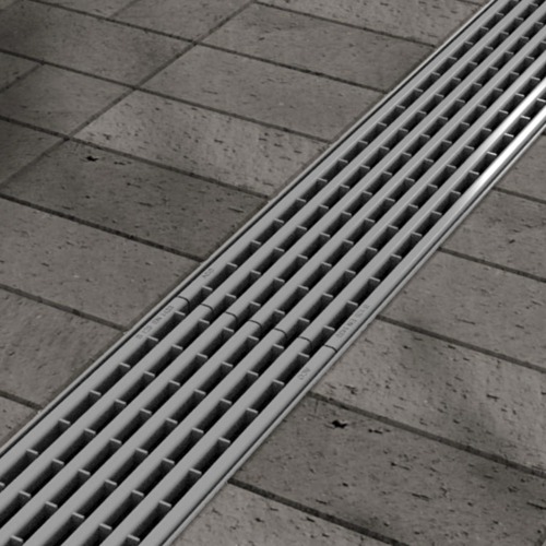 MultiDrain Surfaces With Grates Intercept Profile