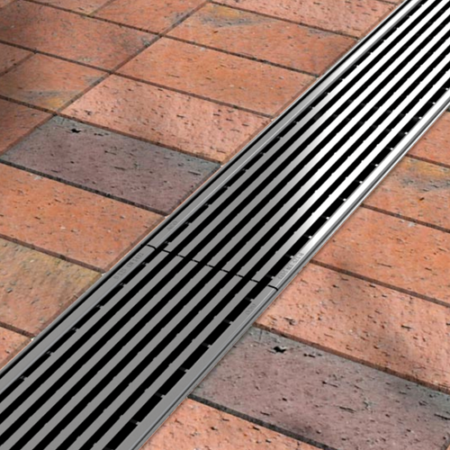 MultiDrain Surfaces With Grates Intercept Bar