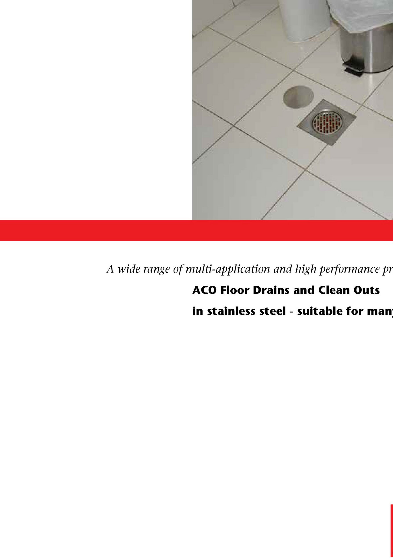 ACO Floor Drains And Clean Out Catalog
