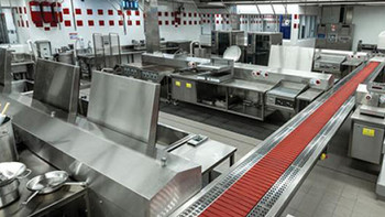 Emirates Flight Catering Kitchen in Dubai