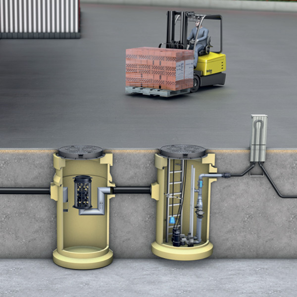 Oil and light-liquid separator
for the industry