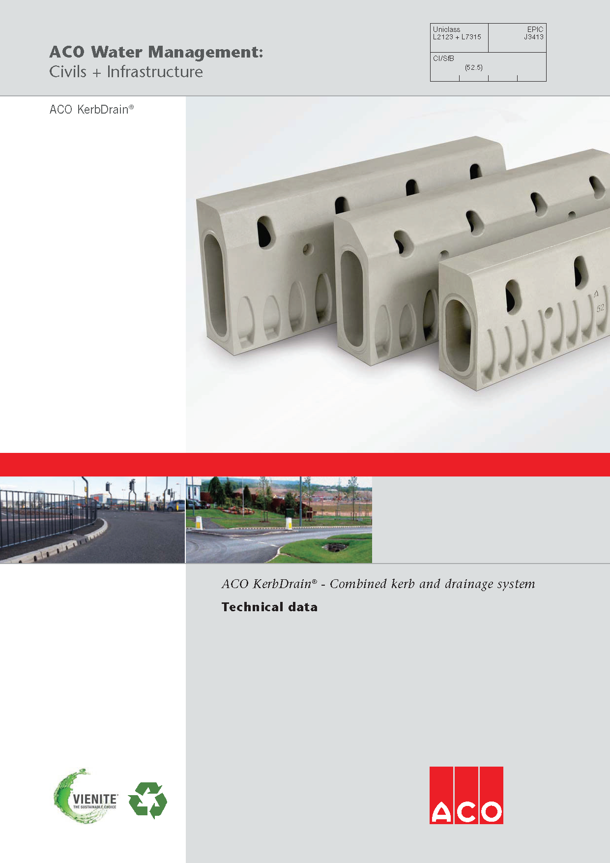 ACO Kerb Drain Catalogue